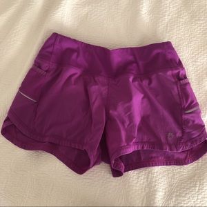 Purple Athleta Shorts